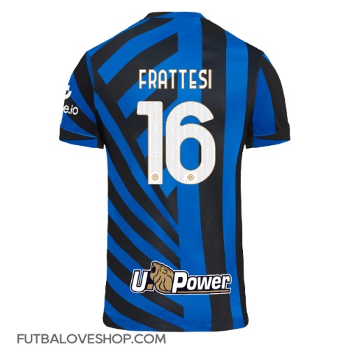 Dres Inter Milan Davide Frattesi #16 Domáci 2024-25 Krátky Rukáv